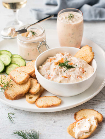 Паштет из лосося с укропом